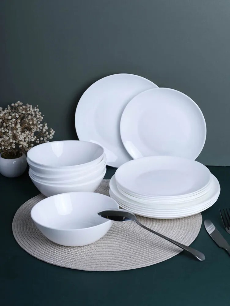 Набор посуды столовый WHITE LILY на 6 персон, 18 предметов (с Озон картой) 