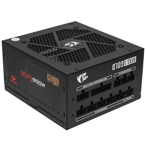Блок питания Redragon RGPS-850W, 850Вт, модульный, 80+ Gold RGB (цена с максимальным кошельком)