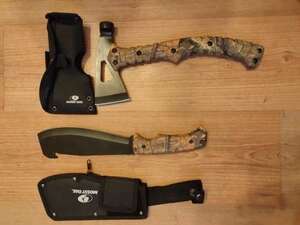 Топорик + нож в подарок (WORKPRO)