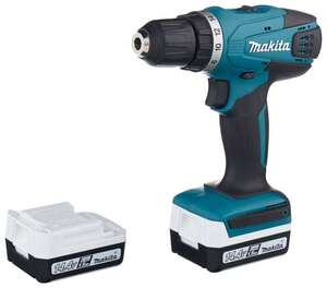Аккумуляторная дрель-шуруповерт Makita DF347DWE Li-Ion 1.5 А·ч 14.4 В х2 кейс
