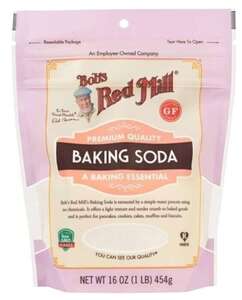 Натуральная сода Bob’s Red Mill, Американская Пищевая сода, Премиального качества Gluten Free, Vegan, Non GMO, 454 г.