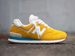 Желтые кроссовки New Balance 574 (для новых аккаунтов)