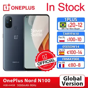 OnePlus Nord N100 4+64 GB (90 Гц, 5000 мАч, стерео)