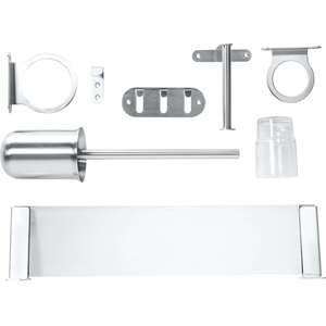 [СПб] Набор принадлежностей в ванную, 6 предметов, хром