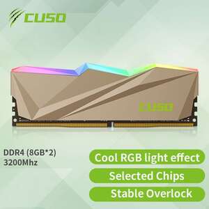 Оперативная память CUSO DDR4 8GBx2 3200MHz RGB