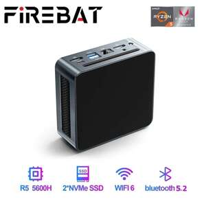 Мини-ПК Firebat MN56 Ryzen 5600H/16gb/512gb/WiFi6/BT5.2 (15818₽ с монетами)