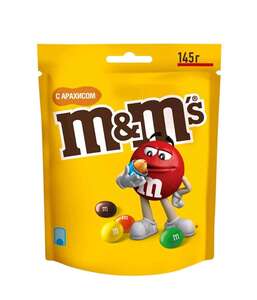 M&M’s с арахисом 145г плюс + возврат бонусами 60%