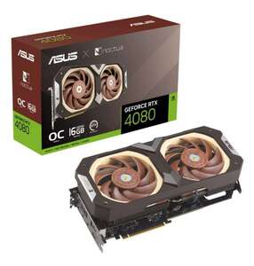 Видеокарта ASUS NVIDIA GeForce RTX4080-O16G-NOCTUA + 26945 баллов сберспасибо со сберпрайм