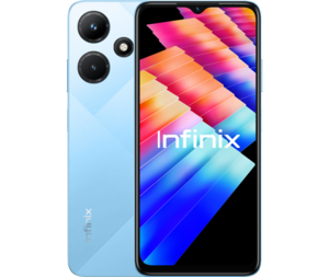 Смартфон Infinix hot 30i, 4/64, голубой + возврат 1492 бонуса (продаввец Мегафон-Йота)