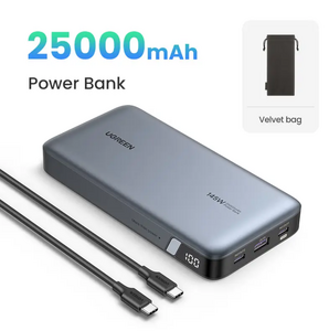 Внешний аккумулятор UGREEN 140W Power bank 25000 мАч, новая модель с PD 3.1