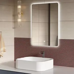 Зеркало сенсорное, с LED подсветкой, 40x55 см