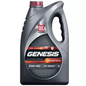 Моторное масло Lukoil Genesis Armortech 5W40 4л (15% фантиков = 284)
