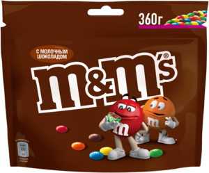 Драже M&M's с молочным шоколадом 360 г