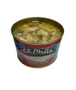 Сельдь тихоокеанская натуральная с добавлением масла 250 гр. Набор 12 шт. (с картой OZON)