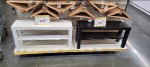 [Кемерово, возм., и др.] Тумба под телевизор 90х44х26 см, черный/белый