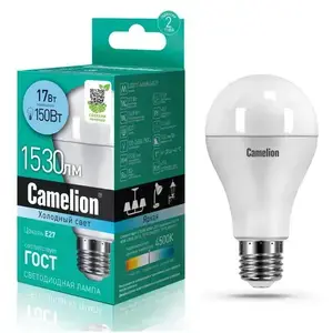 10 шт. Лампа светодиодная Camelion LED A65-17w-845-E27 (выгодный комплект, подробности в описании)