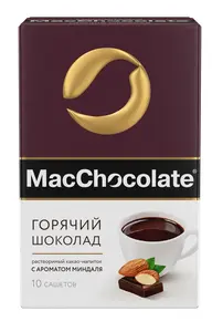Горячий шоколад MacChocolate с миндалем, 10 шт (цена с ozon картой)