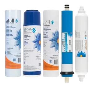 Фильтры-картриджи для осмоса (типоразмера 10Slim) Atoll 102 Патриот