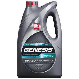 Моторное масло Lukoil Genesis Armortech Diesel 5W30 4л возврат 837 бонусов