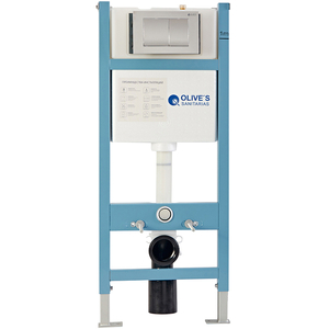 Система инсталляции Olive's Porto для унитаза с клавишей (хром)