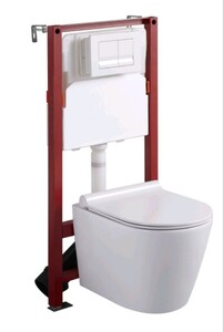 [МСК] Инсталляция для унитаза Trend 3 в 1 с безободковым унитазом (возврат 5576 бонусов)