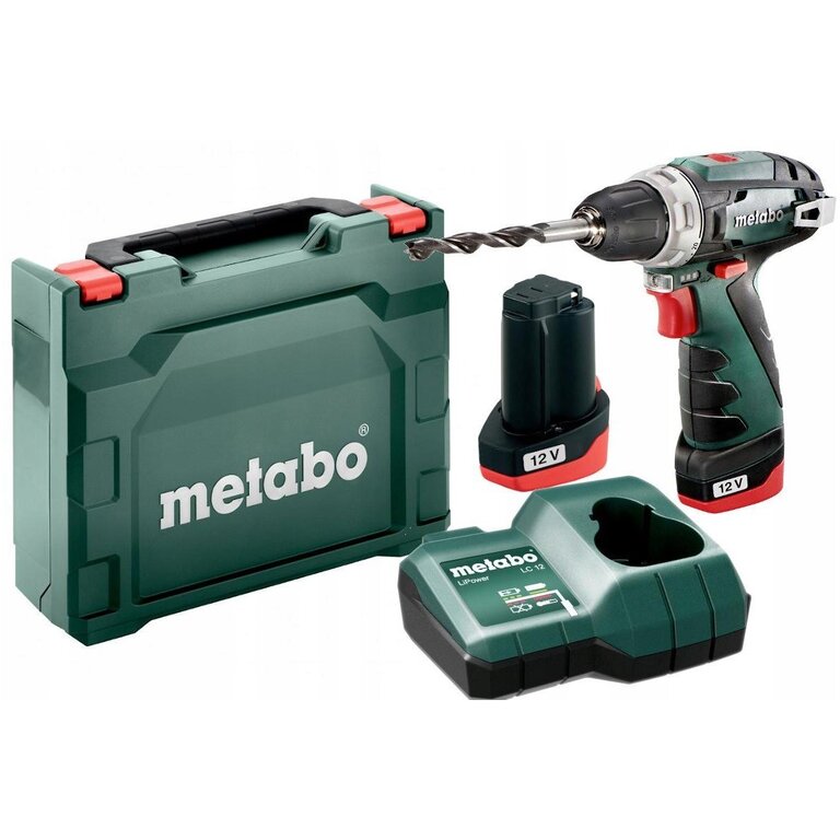 Дрель-шуруповерт Metabo PowerMaxx BS Basic 12В | Pepper