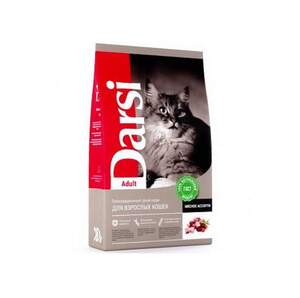 [Самара] Сухой корм для кошек Darsi Adult, мясное ассорти, 10 кг