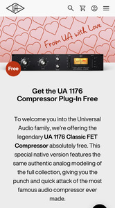 Плагин VST UAD 1176 compressor