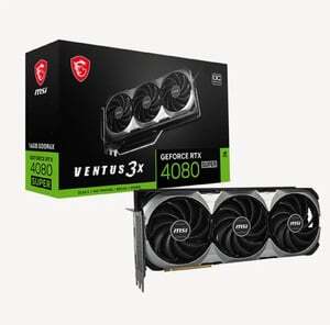 Видеокарта MSI RTX 4080 Super 16GB VENTUS 3x OC (из-за рубежа, продавец без отзывов)