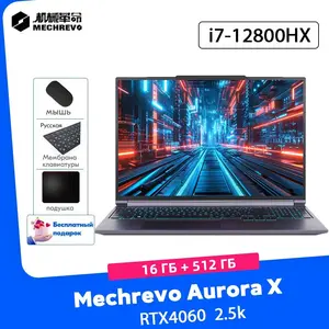 Ноутбук MECHREVO Aurora X 16", Intel Core i7-12800HX, RAM 16 ГБ, SSD 512 ГБ, RTX4060 (цена с ozon картой, из-за рубежа)