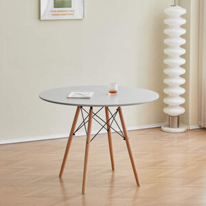 [Мск] Стол обеденный Eames D100, серый, дерево+мдф