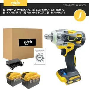 Ударный гайковерт TKCB WS-300BS, 520 Нм, 2АКБ 6.0 Ач