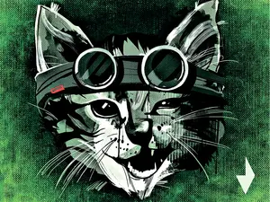 Коврик для мыши Gembird MP-ART18 Хитрый кот, 230х186х2 мм (с Озон картой)