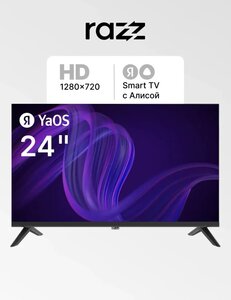 Телевизор RAZZ H24HSY24F диагональ 24/HD/Smart/WiFi/BT
