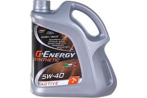 Масло G-ENERGY Synthetic Active 5W-40 4л