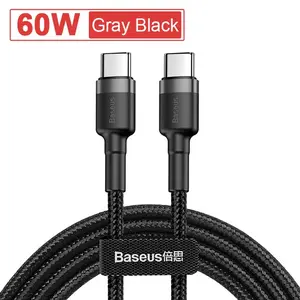 Кабель Baseus 60 Вт USB C — USB Type C, 0.5 метра