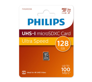 Карта памяти MicroSD Philips 128 Гб (с Озон картой)