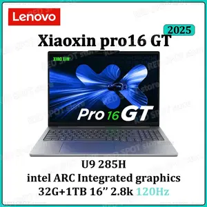 Ноутбук Lenovo Xiaoxin Pro 16 GT 2025 (16", Intel Core Ultra9 285H, Intel Arc Graphics, 32 ГБ, 1 ТБ SSD, 2.8K 120 Гц)