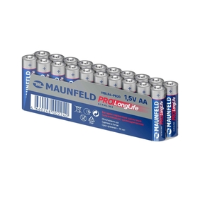 Батарейки Maunfeld Pro Long Life Alkaline LR6 (АА), 20 шт. (145₽ с баллами)