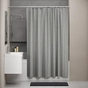 Штора для ванной комнаты Homsly Askilo 8H-016-TCGG-ASK, 200х180 см (с Озон картой)