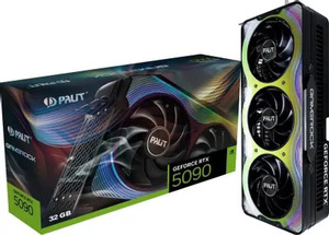 Видеокарта Palit NVIDIA GeForce RTX 5090 RTX5090 GAMEROCK 32ГБ GameRock, GDDR7, Ret (ne75090019r5-gb2020g)
