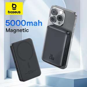 Магнитный внешний аккумулятор Baseus Magnetic Mini, 5000mAh, 20W