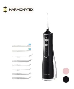 Портативный ирригатор Harmonytex, 4 режима, 302 мл, 8 сменных насадок (с Озон картой)