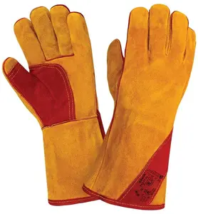 Краги сварщика спилковые 2Hands Siberia T12-11-RU