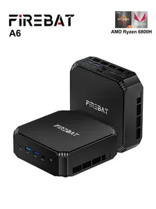Мини-ПК FIREBAT A6 (Ryzen 7 6800H, 16+512 ГБ, Radeon 680M, Win 11 Pro), без пошлины