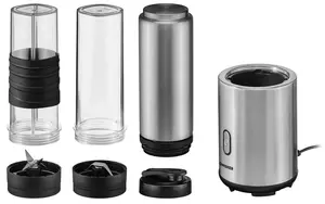 Блендер Monsher MB 501 Acier, 500 Вт, 2 насадки, 2 стакана + термостакан (с Озон картой)