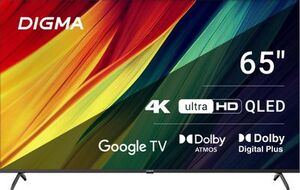 Телевизор Digma DM-LED65UQB31 65" 4K UHD, черный (цена с ozon-картой)