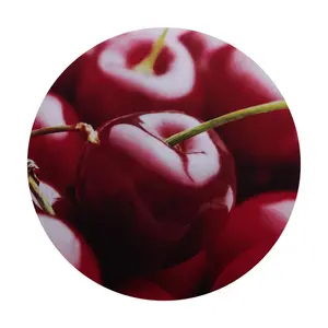 Коврик для мыши Buro BU-T60029 Вишня, 200х200х1.5мм