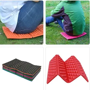 Сидушка походная, складная, вспененный полиэтилен, 40 гр, 39x27x0,9 см, 3 цвета (с Озон картой, из-за рубежа)