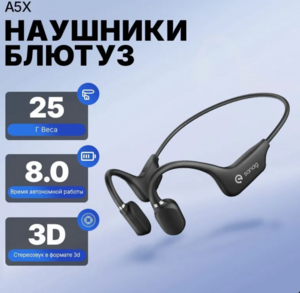 Костные наушники Sanag A5X (из-за рубежа, с картой Ozon)